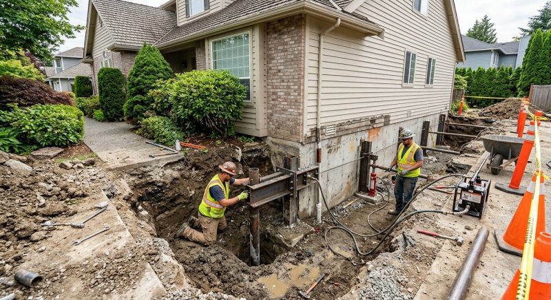 Foundation Settlement Repair