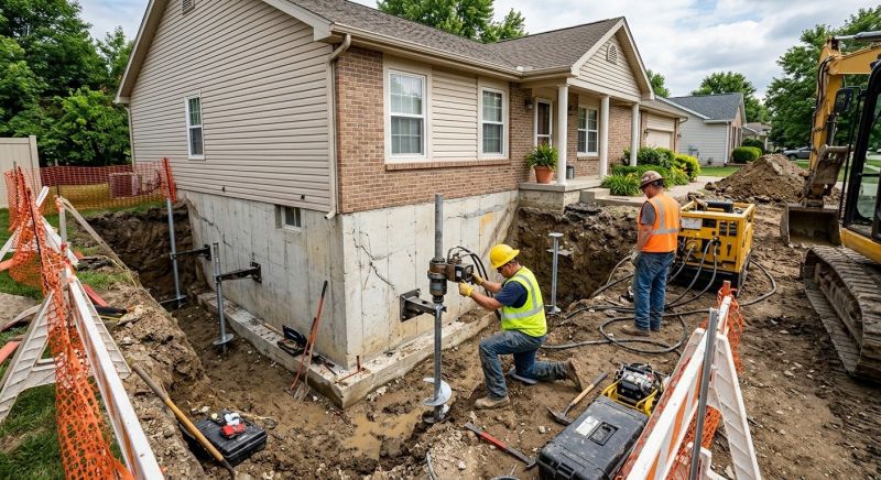 Building Foundation Repair in Califon, NJ