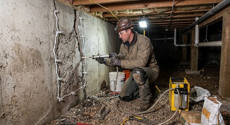 Concrete Foundation Repair in Lake Hopatcong, NJ