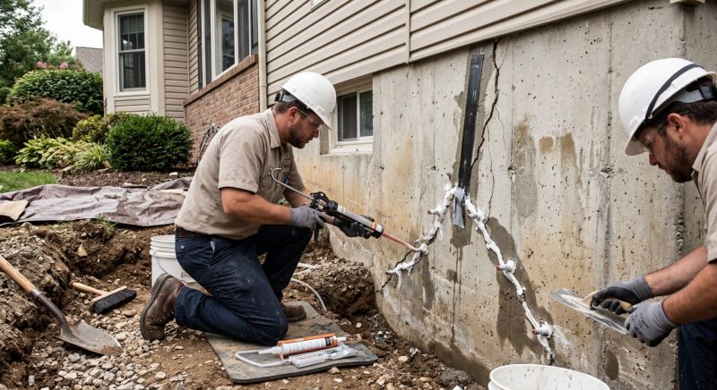 Cracked Foundation Repair in Blairstown, NJ
