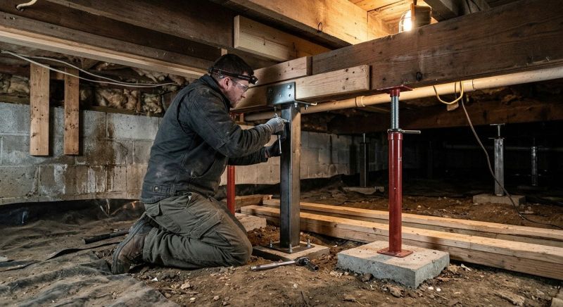 Crawlspace Structural Repair in Sussex County, NJ