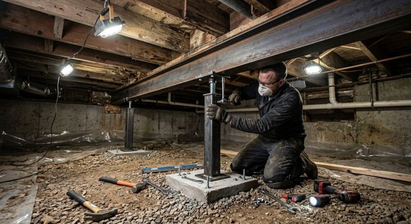 Crawlspace Structural Repair in Sussex County, NJ