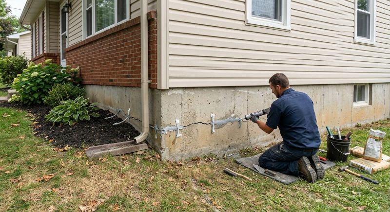 Foundation Crack Sealing in Sussex County, NJ