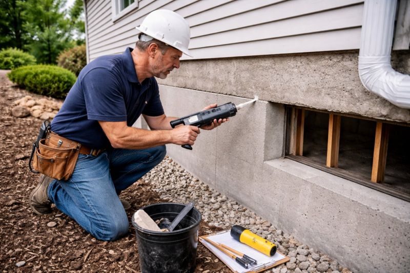 Foundation Crack Sealing in Sussex County, NJ