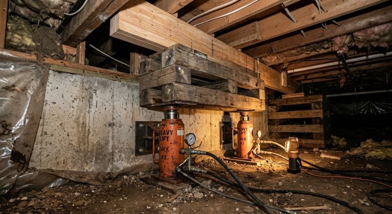 Foundation Jacking in Boonton, NJ