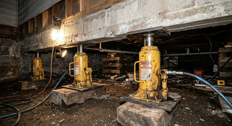 Foundation Jacking in Westtown, NY