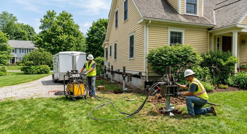 Foundation Lifting in Bushkill, PA