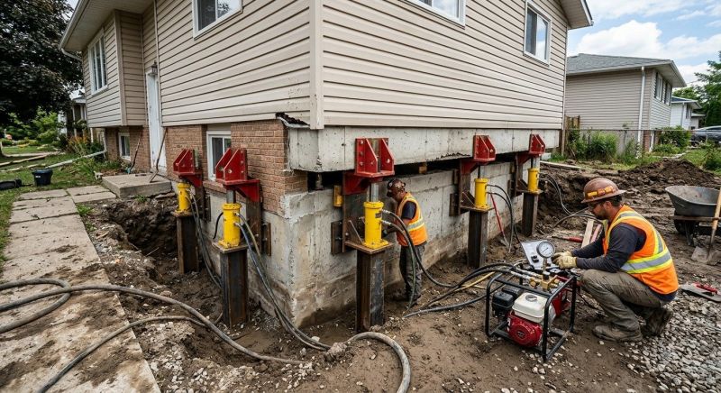 Foundation Lifting in Bushkill, PA