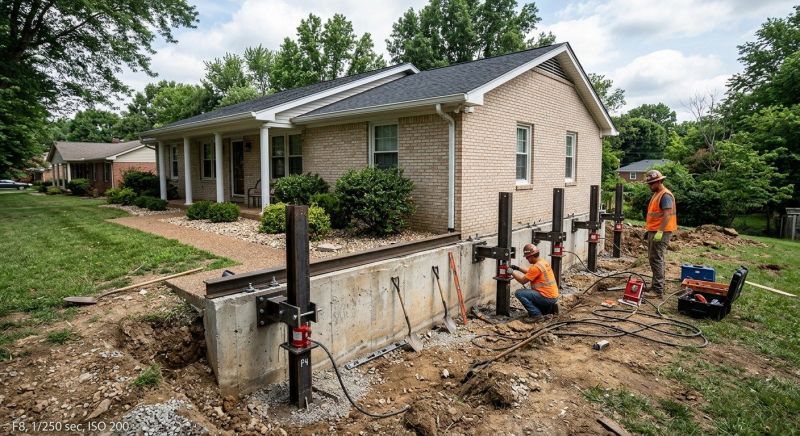Foundation Pier Leveling in Sussex County, NJ