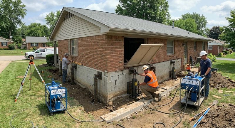 Foundation Releveling in Sussex County, NJ