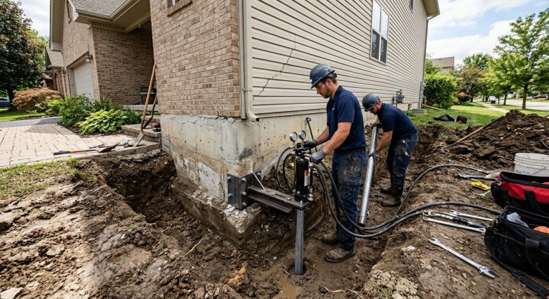 Foundation Settlement Repair in Sussex County, NJ