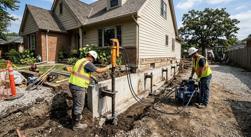 Foundation Stabilizing in Andover, NJ