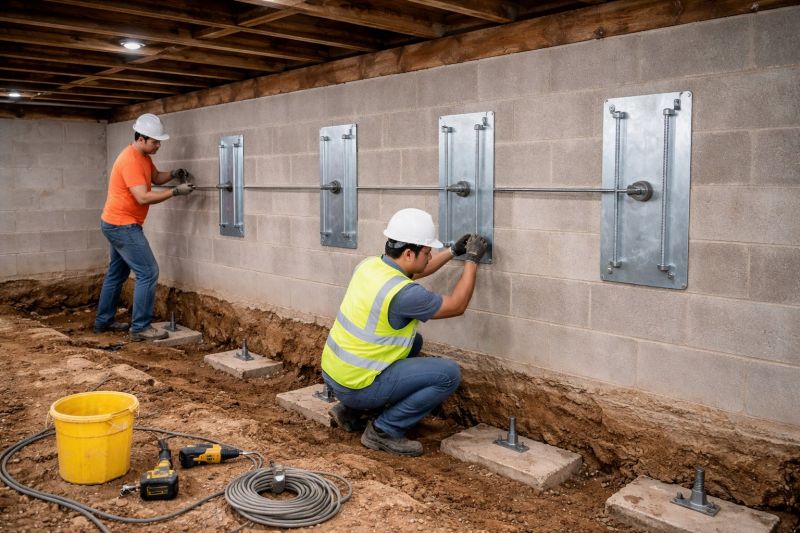 Foundation Stabilizing in Mendham, NJ