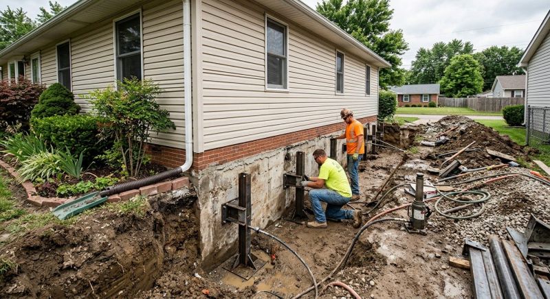 Foundation Stabilizing in Mount Bethel, PA