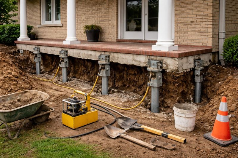 Foundation Stabilizing in Westtown, NY
