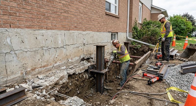 Foundation Structural Repair in Bushkill, PA