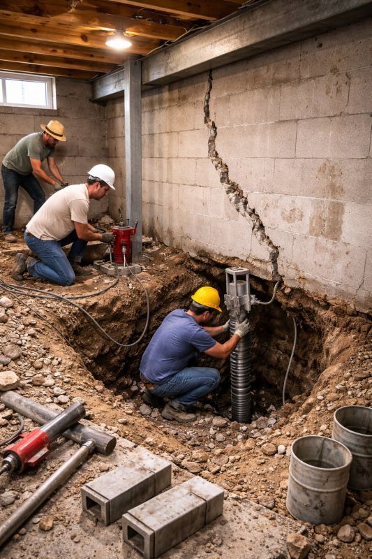 Foundation Structural Repair in Sparta, NJ