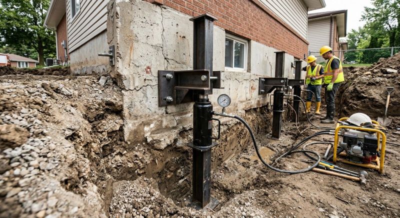 Sinking Foundation Lifting in Sussex County, NJ