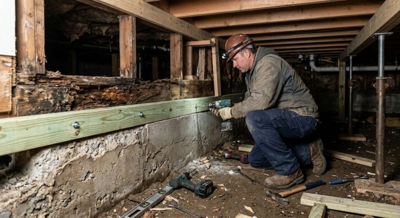 Sinking Foundation Repair in Flanders, NJ