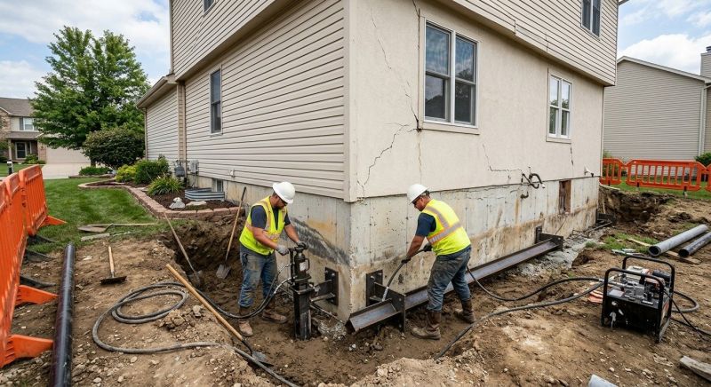 Sinking Foundation Repair in Pike County, PA