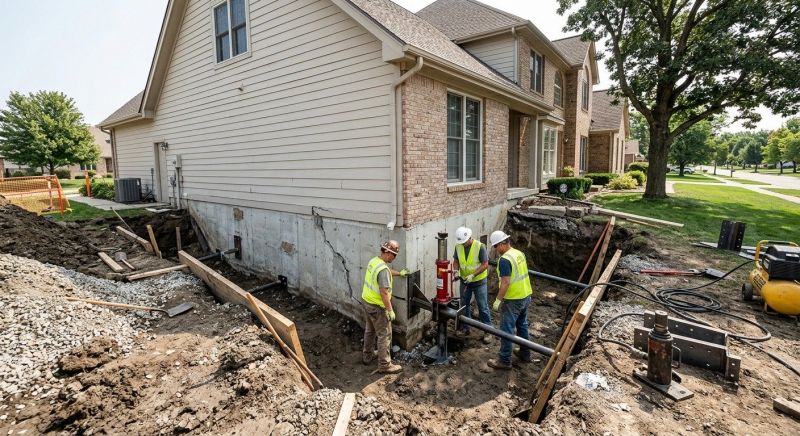 Sinking Foundation Repair in Sparta, NJ