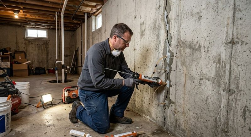 Structural Crack Repair in Sussex County, NJ