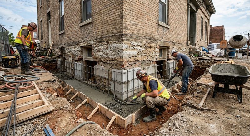 Underpinning Repair in Sussex County, NJ